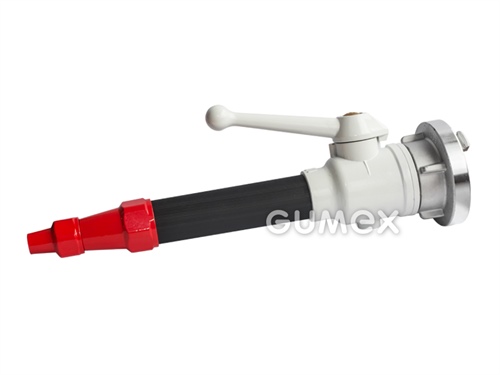 Düse KOMBI mit Hebel und STORZ-AGRO Bajonett Kupplung Typ C, Loch Ø 12mm, 12bar, Dichtung SBR,Al/PVC, 